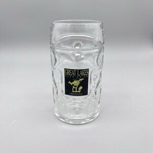 Great Lakes Brewing Company Clear Glass Beer Stein